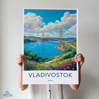 Vladivostok Poster - Russia Wall Art