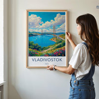 Vladivostok Poster - Russia Wall Art