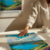 Vladivostok Poster - Russia Wall Art