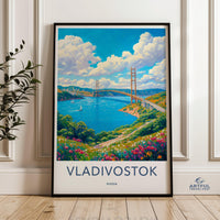 Vladivostok Poster - Russia Wall Art