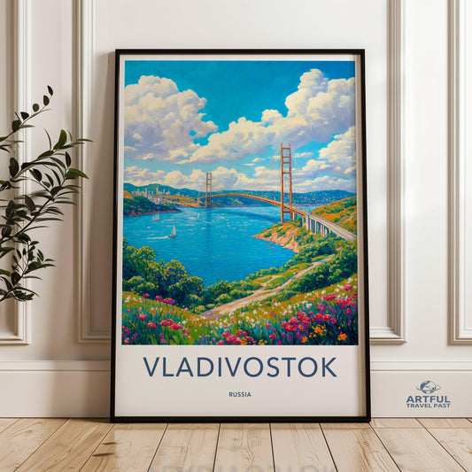 Vladivostok Poster - Russia Wall Art