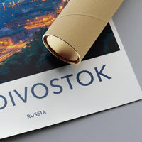Vladivostok Poster - Russia Wall Art