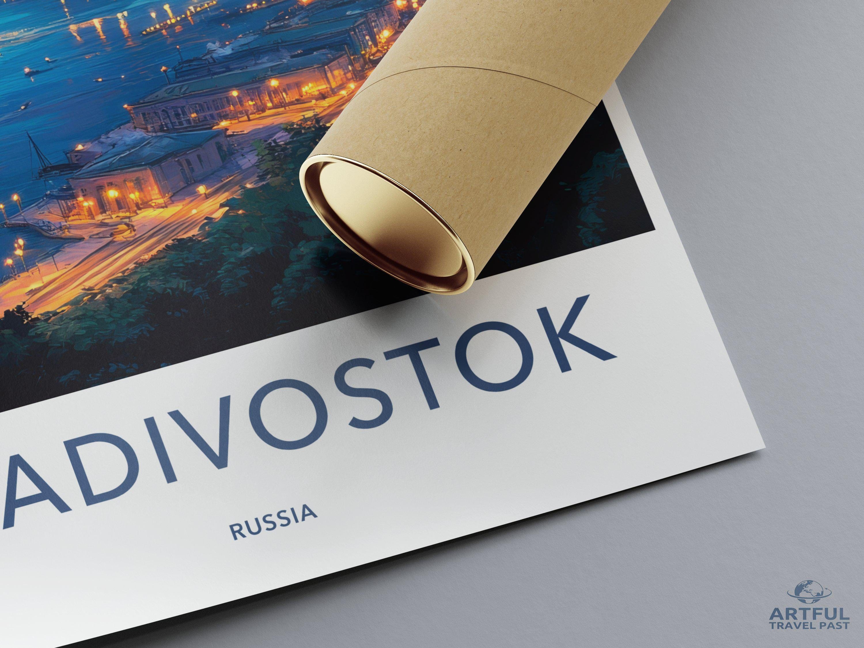 Vladivostok Poster - Russia Wall Art