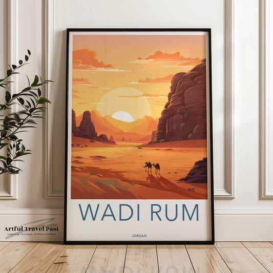 Wadi Rum Poster - Jordan Wall Art