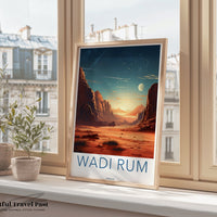 Wadi Rum Poster | Jordan Wall Art