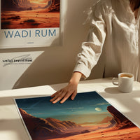 Wadi Rum Poster | Jordan Wall Art