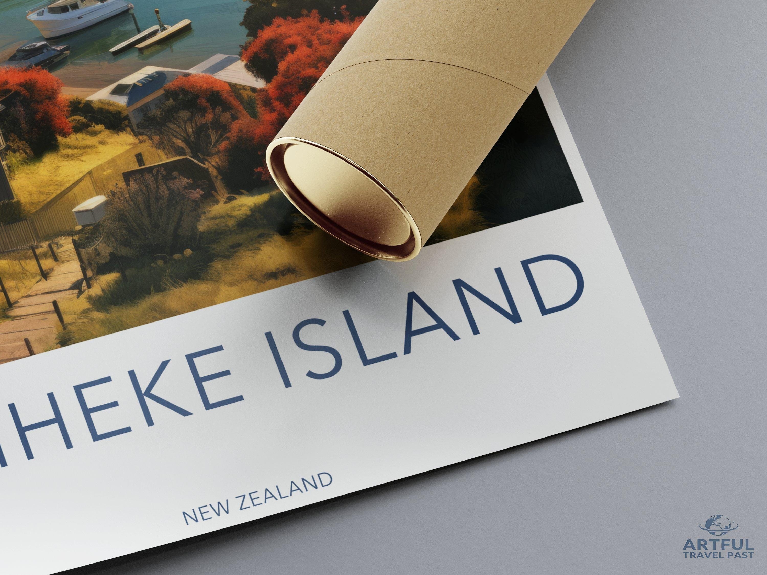 Waiheke Island Poster - Auckland Wall Art