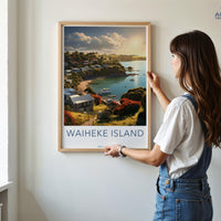 Waiheke Island Poster - Auckland Wall Art