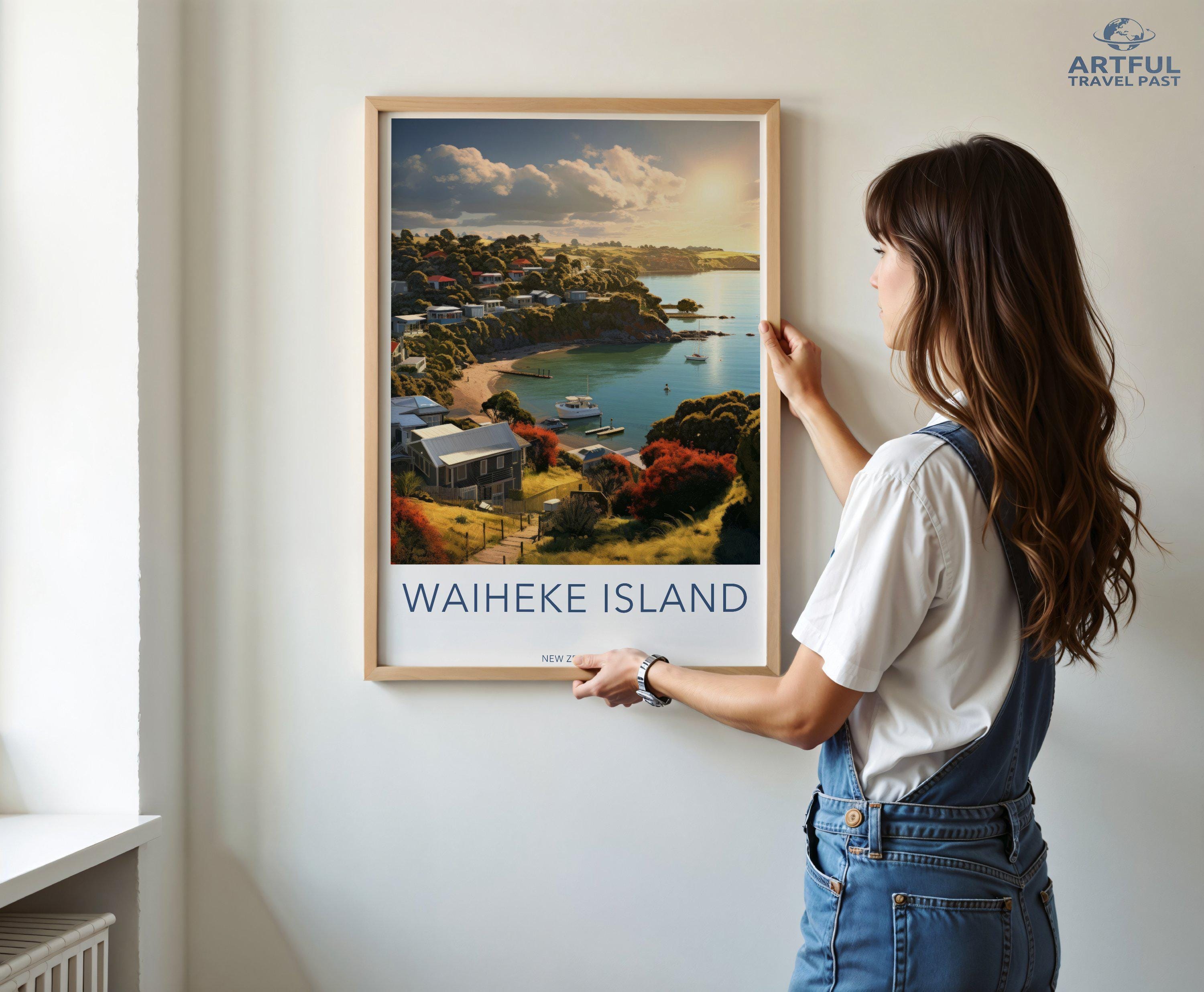 Waiheke Island Poster - Auckland Wall Art