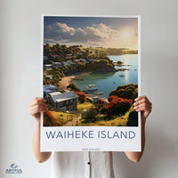 Waiheke Island Poster - Auckland Wall Art
