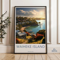 Waiheke Island Poster - Auckland Wall Art