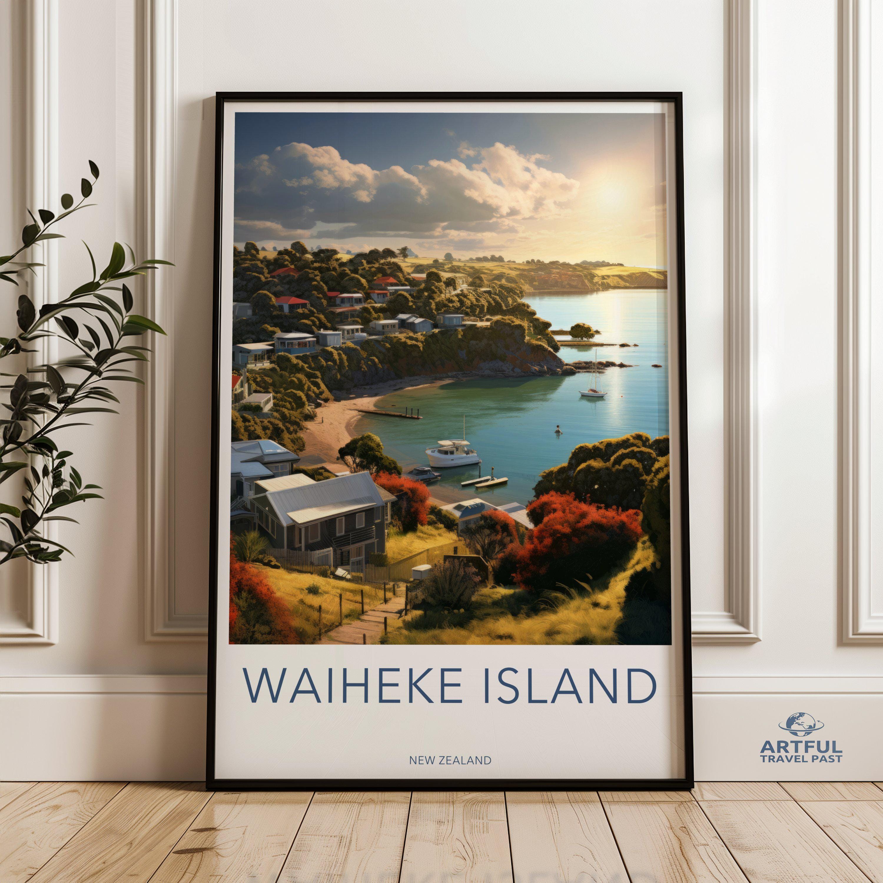 Waiheke Island Poster - Auckland Wall Art