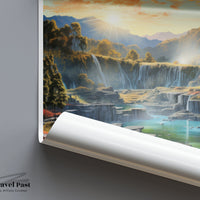 Waimangu Poster - New Zealand Wall Art