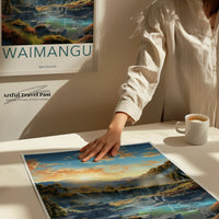 Waimangu Poster - New Zealand Wall Art