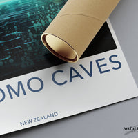 Waitomo Caves Poster - New Zealand Wall Art