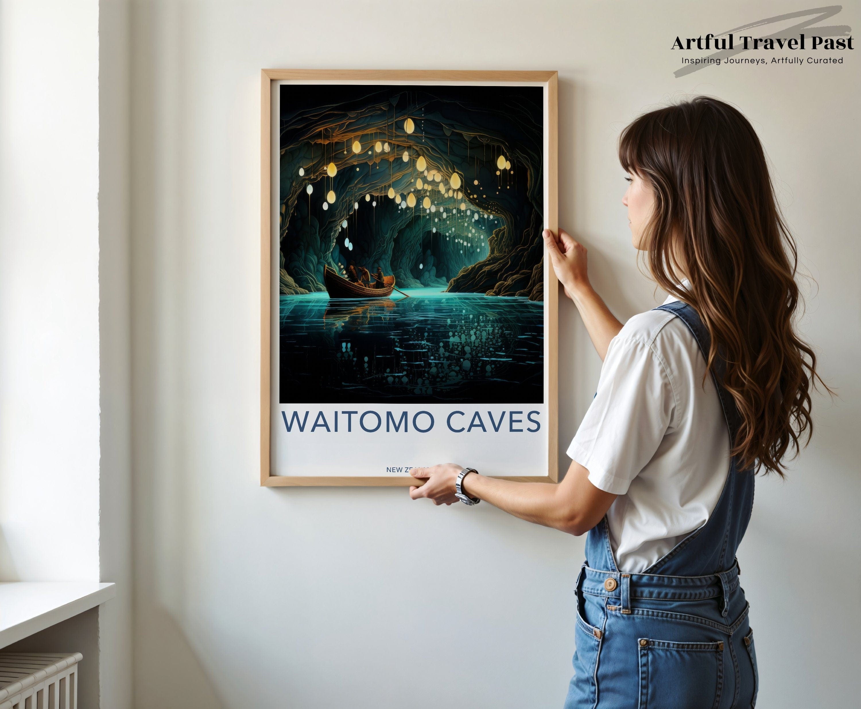 Waitomo Caves Poster - New Zealand Wall Art