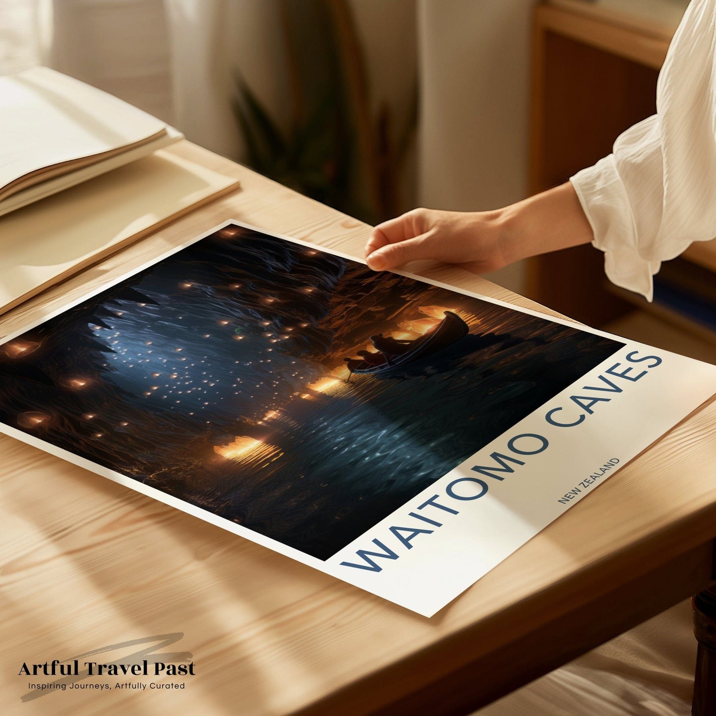 Waitomo Poster - New Zealand Wall Art