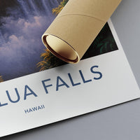 Waiula Falls Poster - Hawaii Wall Art