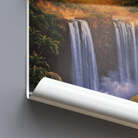 Waiula Falls Poster - Hawaii Wall Art