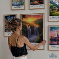 Waiula Falls Poster - Hawaii Wall Art