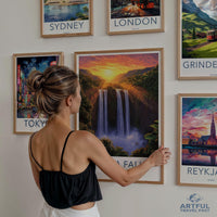 Waiula Falls Poster - Hawaii Wall Art