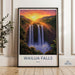 Waiula Falls Poster - Hawaii Wall Art