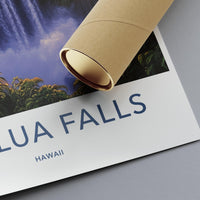 Waiula Falls Poster - Hawaii Wall Art