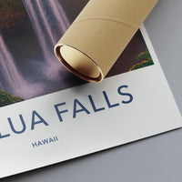 Waiula Falls Poster - Hawaii Wall Art