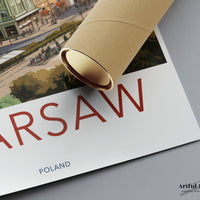 Warsaw Poster - Poland Wall Art