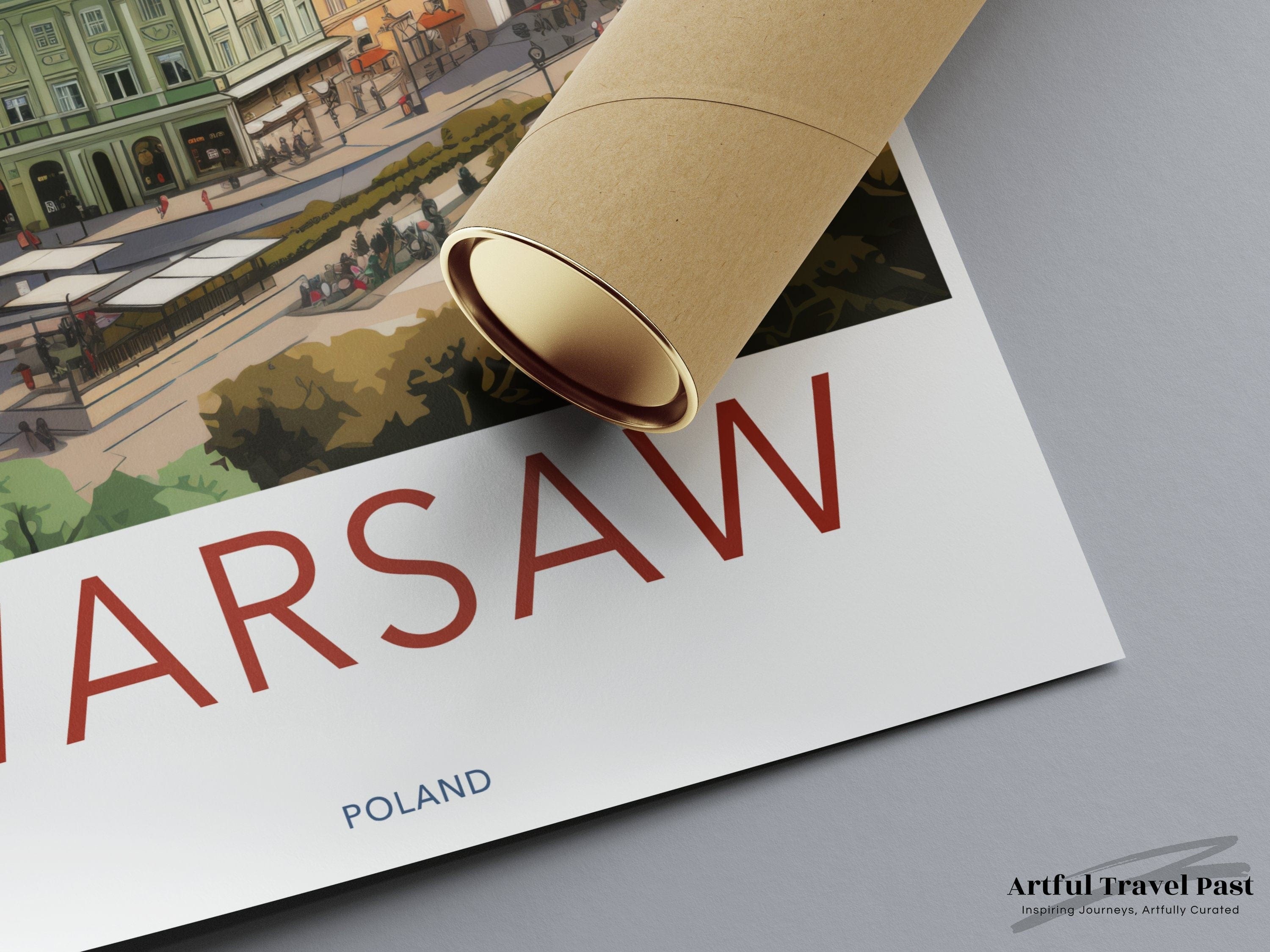 Warsaw Poster - Poland Wall Art