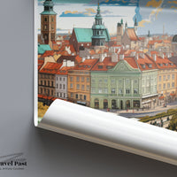 Warsaw Poster - Poland Wall Art