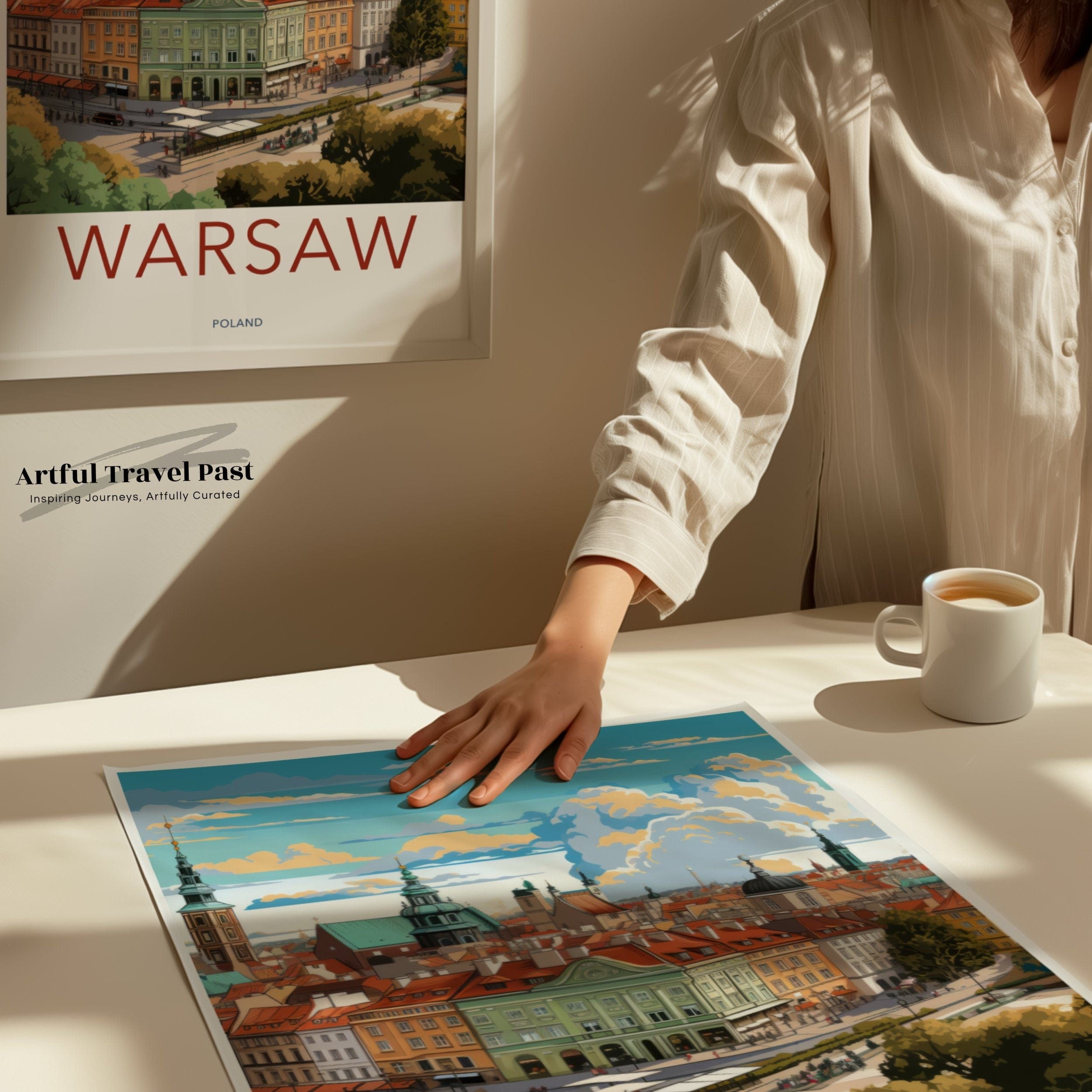 Warsaw Poster - Poland Wall Art
