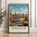 Warsaw Poster - Poland Wall Art