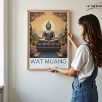 Wat Muang Poster - Thailand Wall Art
