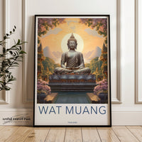Wat Muang Poster - Thailand Wall Art