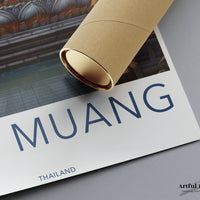 Wat Muang Thailand Poster