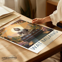 Wat Muang Thailand Poster