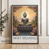 Wat Muang Thailand Poster