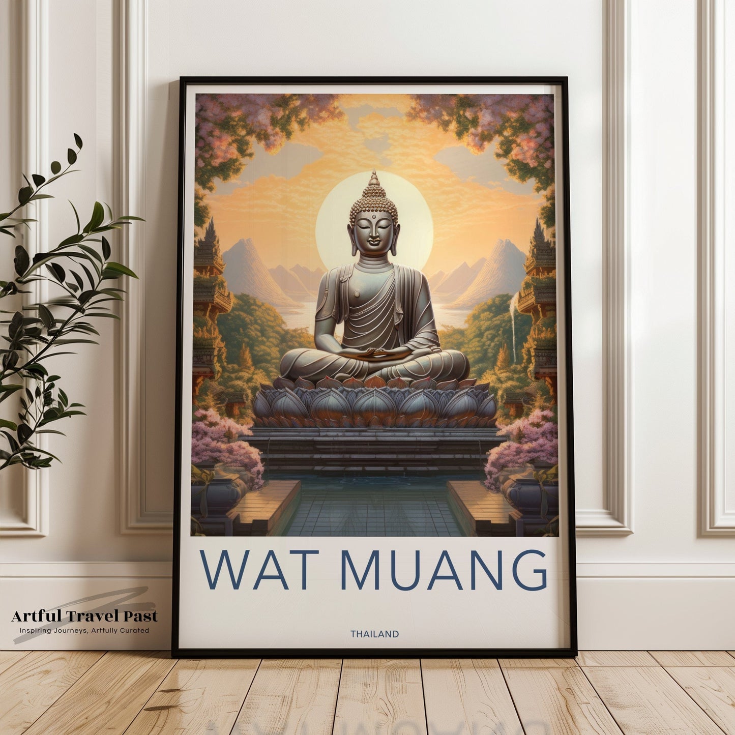 Wat Muang Thailand Poster