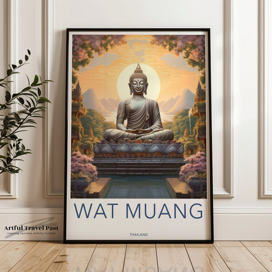 Wat Muang Thailand Poster