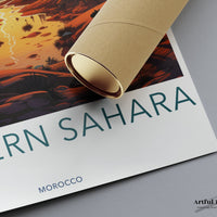 Western Sahara Poster | Africa Wall Art