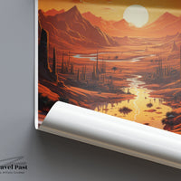 Western Sahara Poster | Africa Wall Art