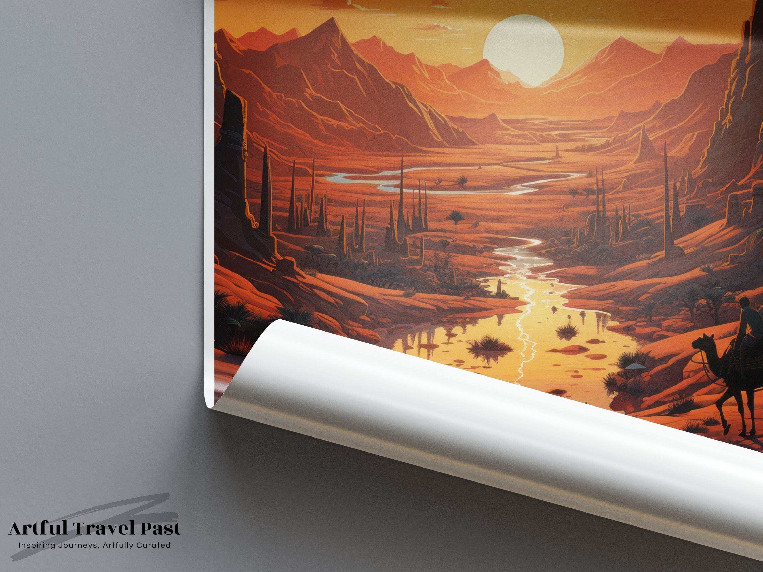 Western Sahara Poster | Africa Wall Art