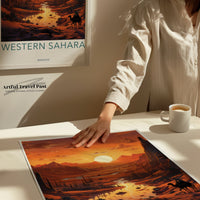 Western Sahara Poster | Africa Wall Art