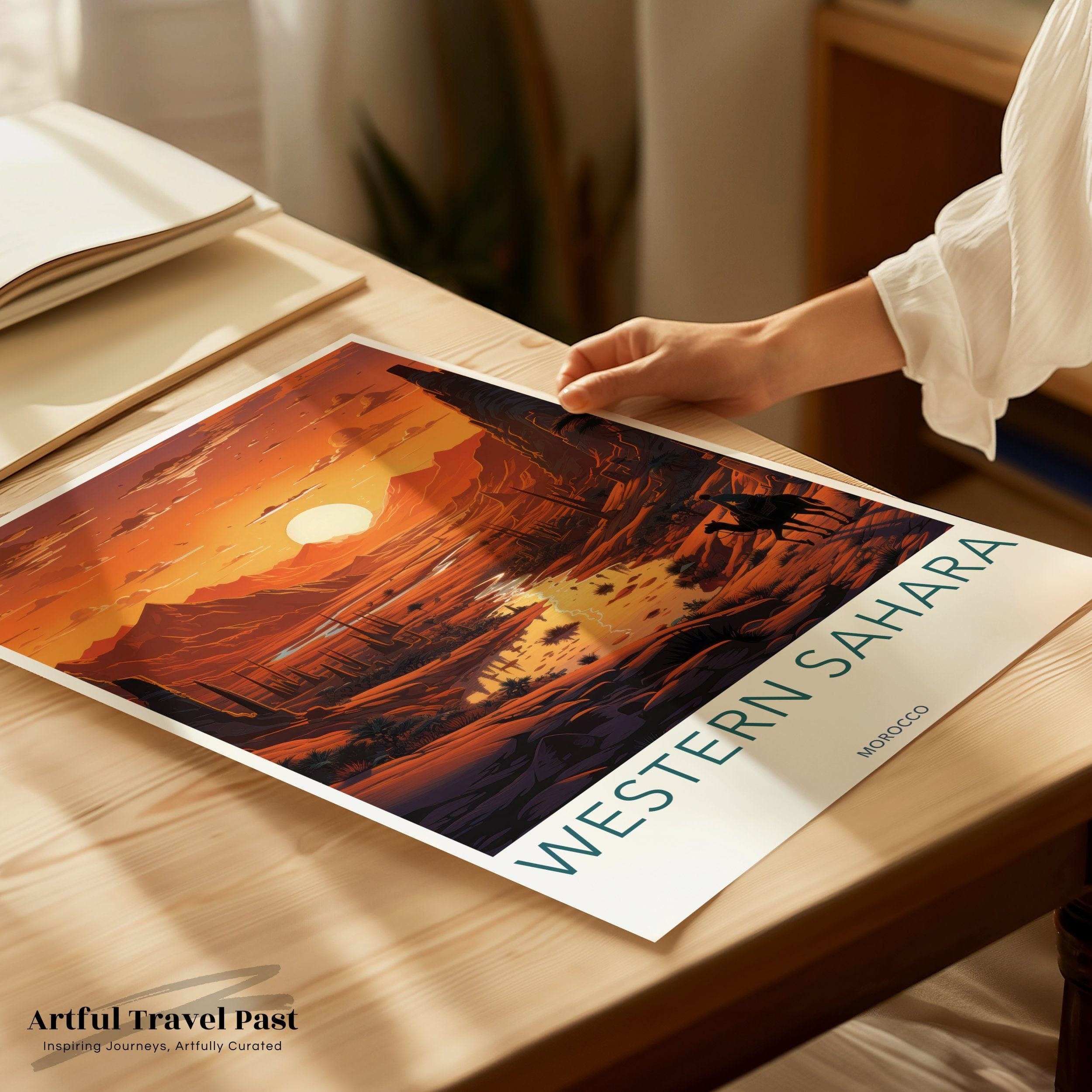 Western Sahara Poster | Africa Wall Art