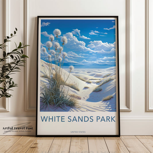 White Sands Park Poster - New Mexico Wall Art