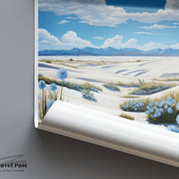 White Sands Park Poster - New Mexico Wall Art