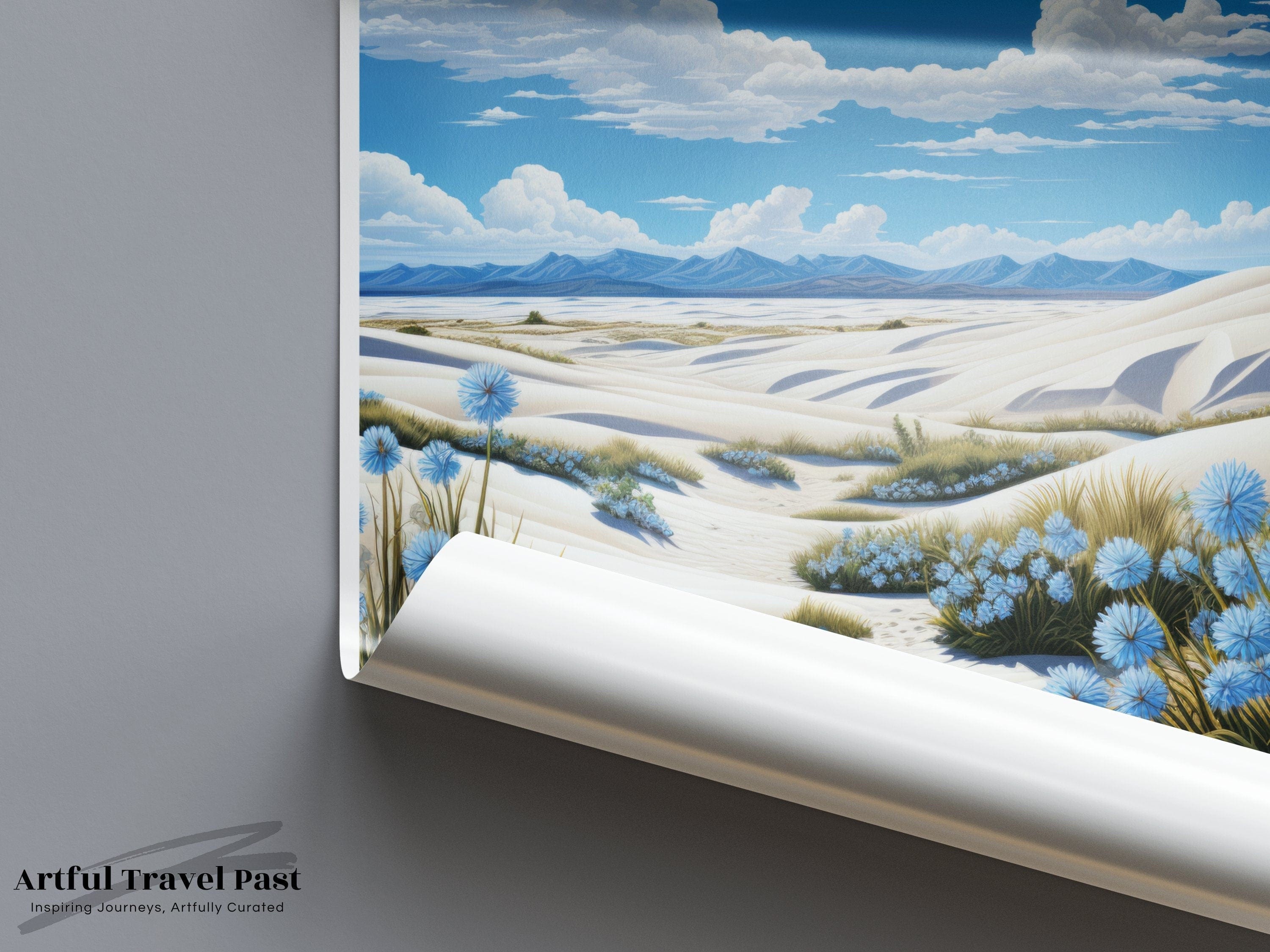 White Sands Park Poster - New Mexico Wall Art