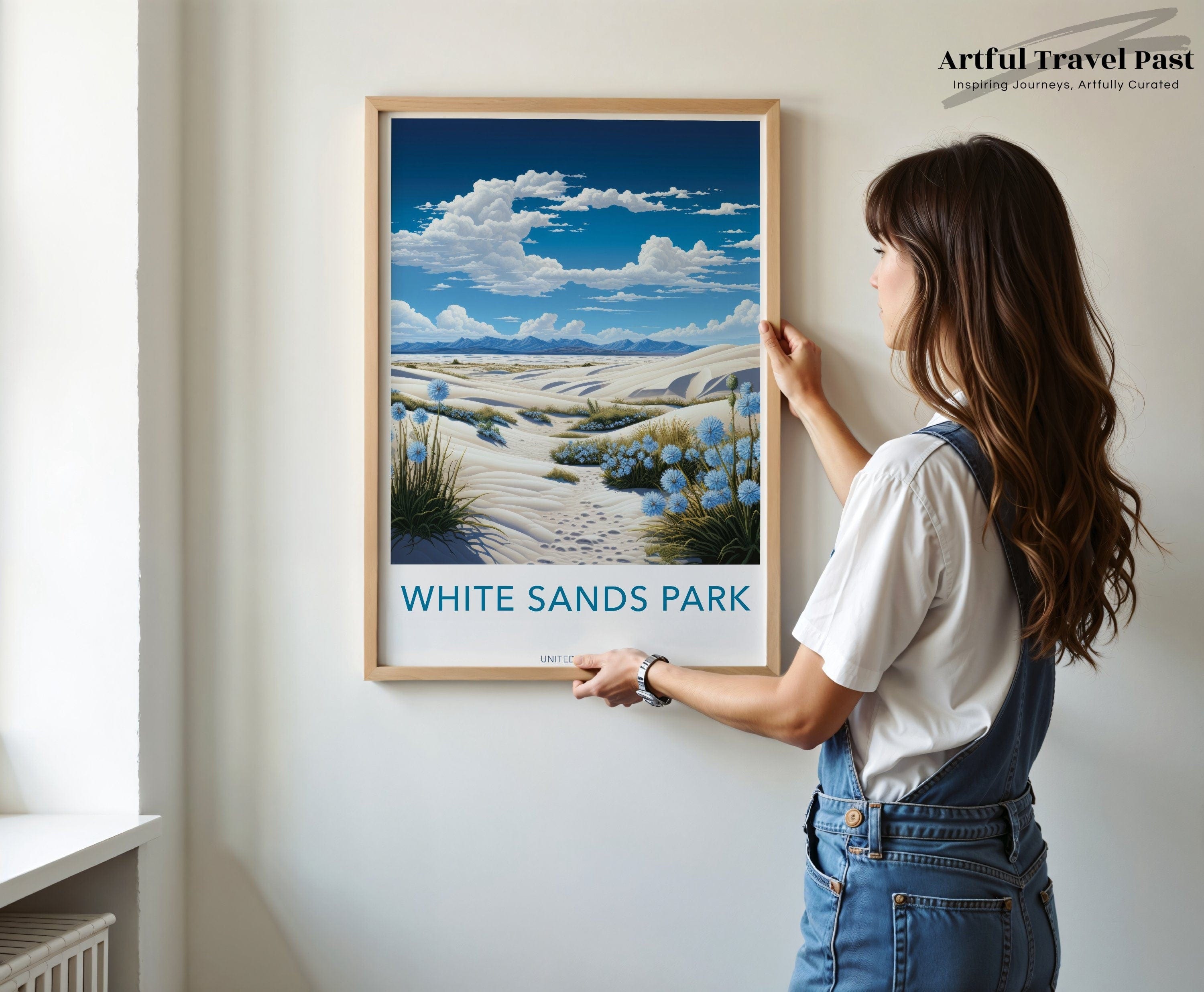 White Sands Park Poster - New Mexico Wall Art