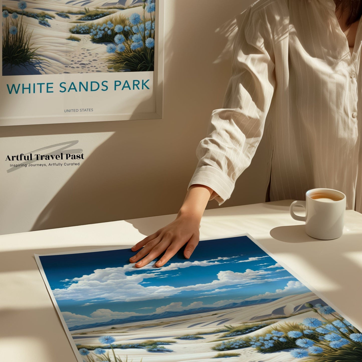 White Sands Park Poster - New Mexico Wall Art